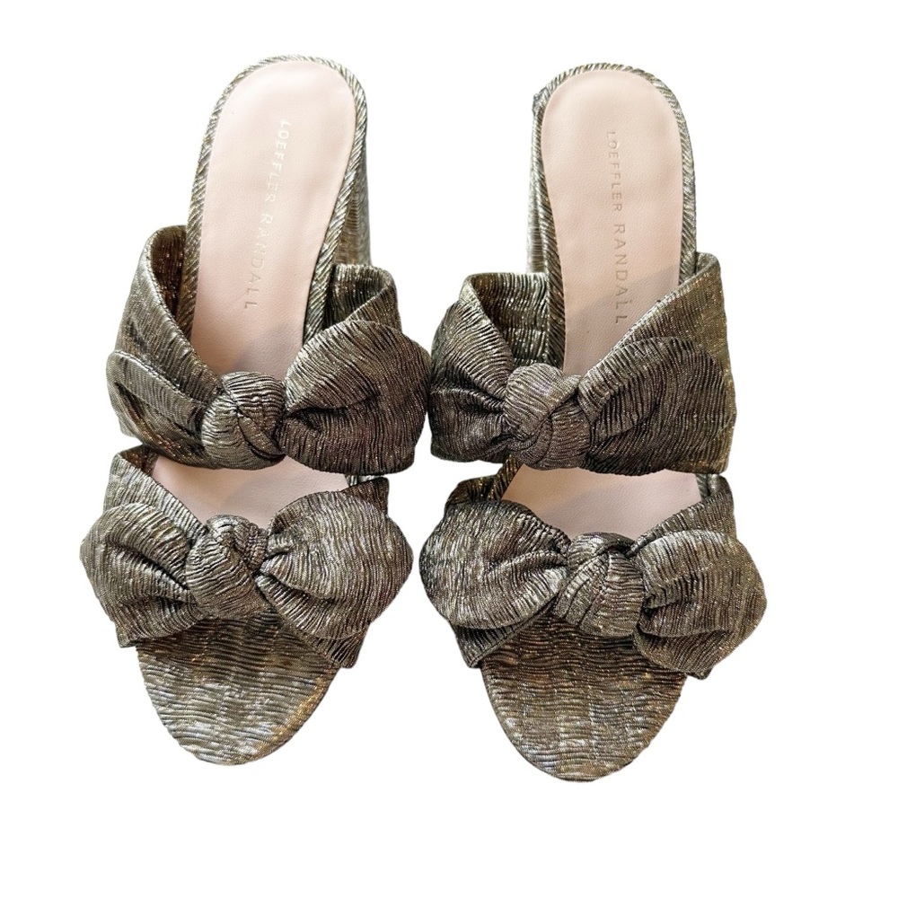 Loeffler Randall Adele Mule Metallic 7